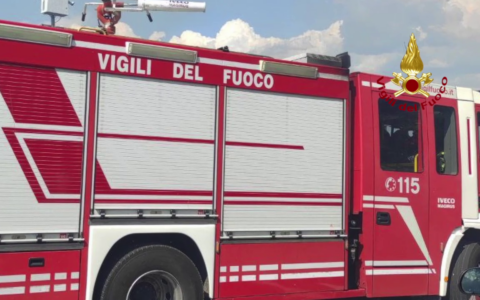 Intervento all’alba dei vigili del fuoco per alberi pericolanti